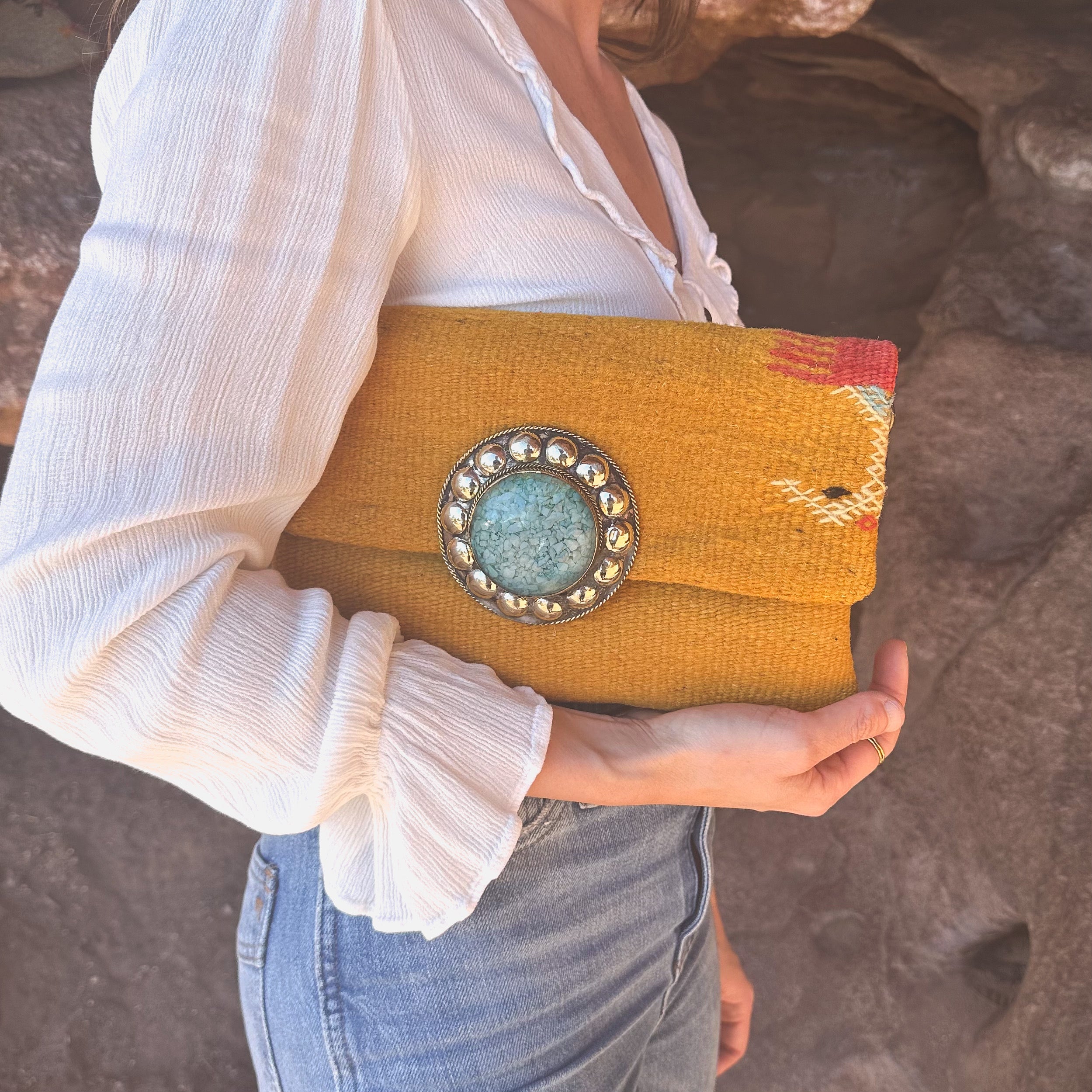 Daffodil Upcycled Clutch