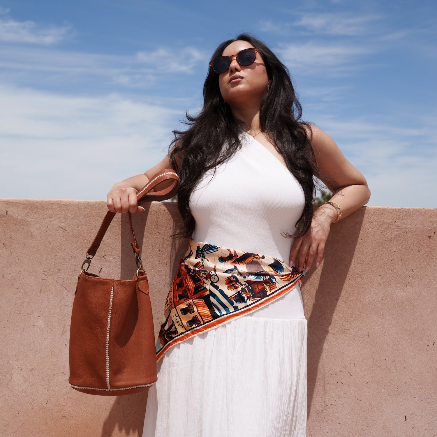 Sabra Leather Shoulder Bag