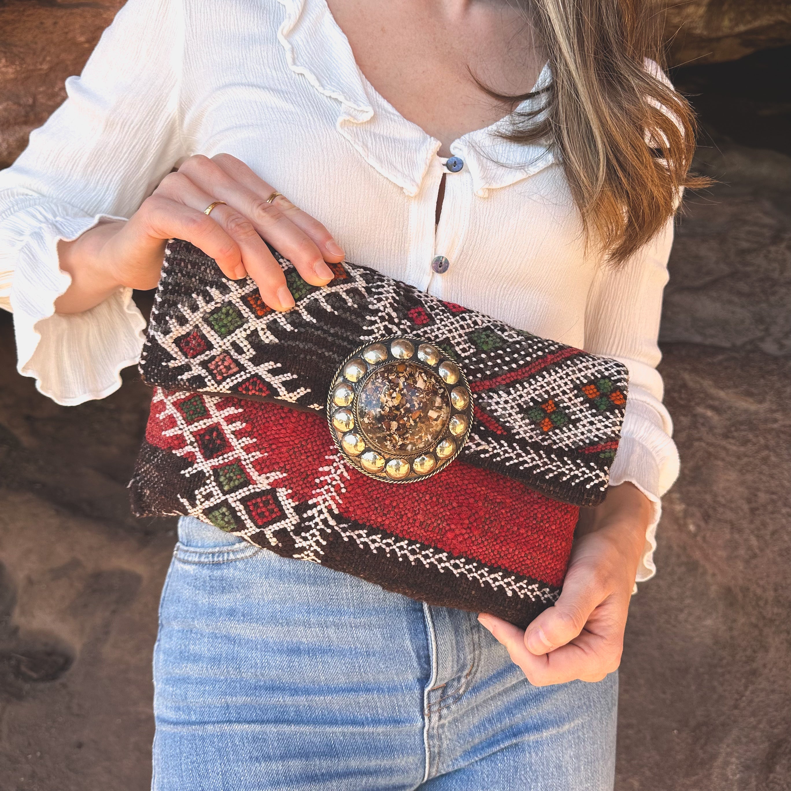 Rouge Upcycled Clutch