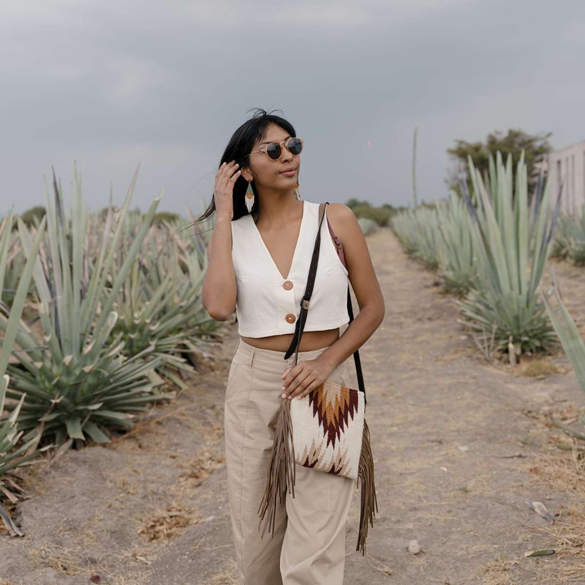 Copal Fringe Crossbody