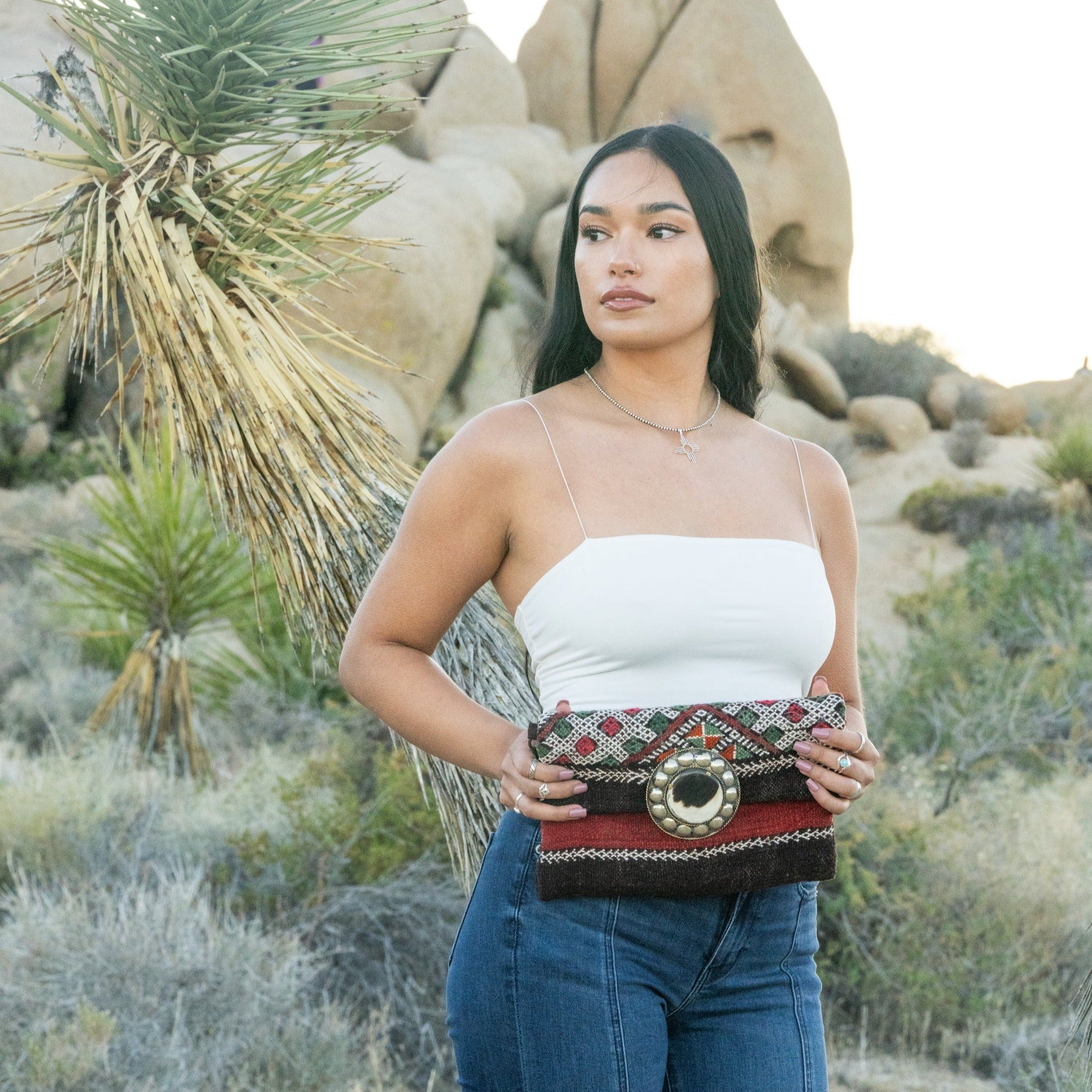 Melange Upcycled Clutch