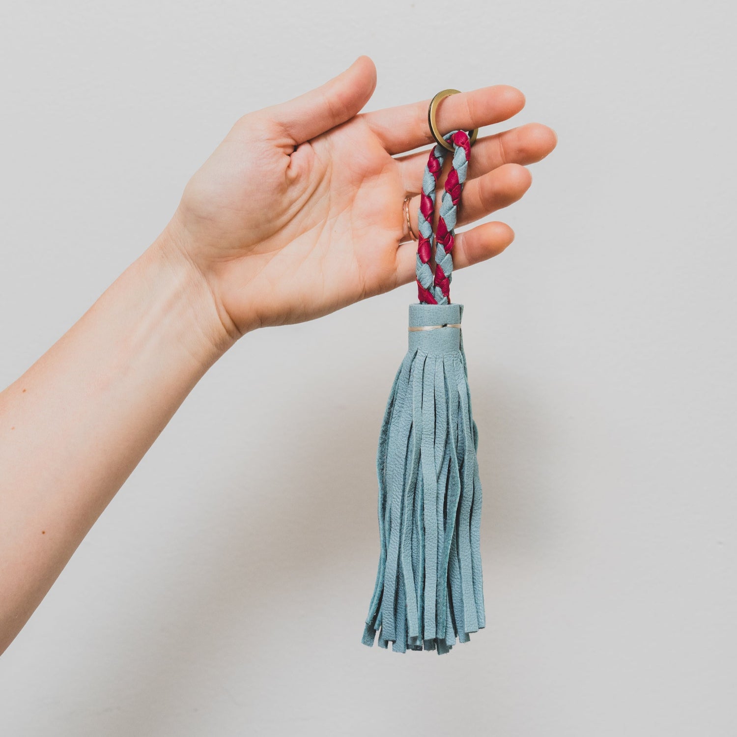 Leather Tassel Keychain (Mystery Color)
