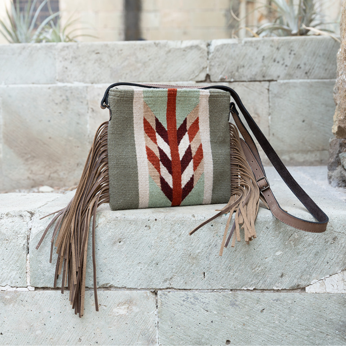 Tierra Verde Fringe Crossbody
