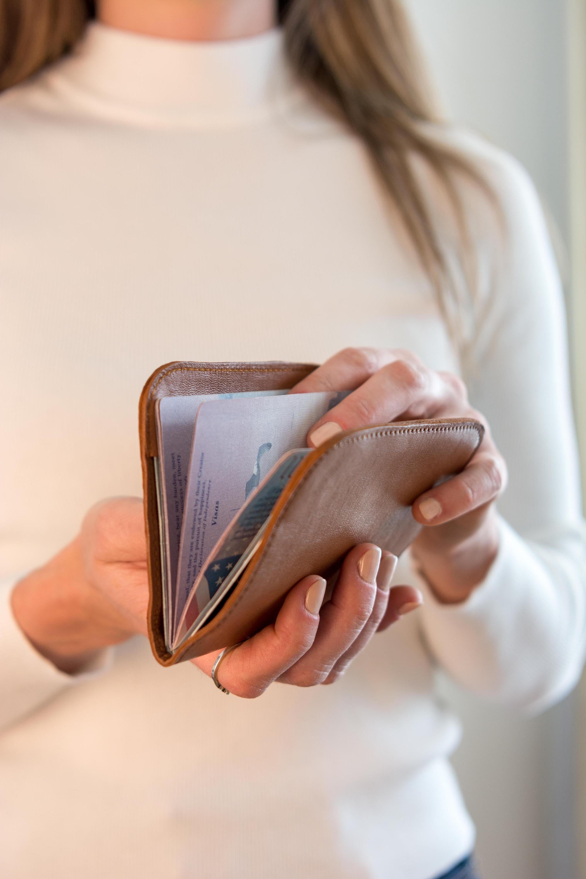 Leather Passport Holder