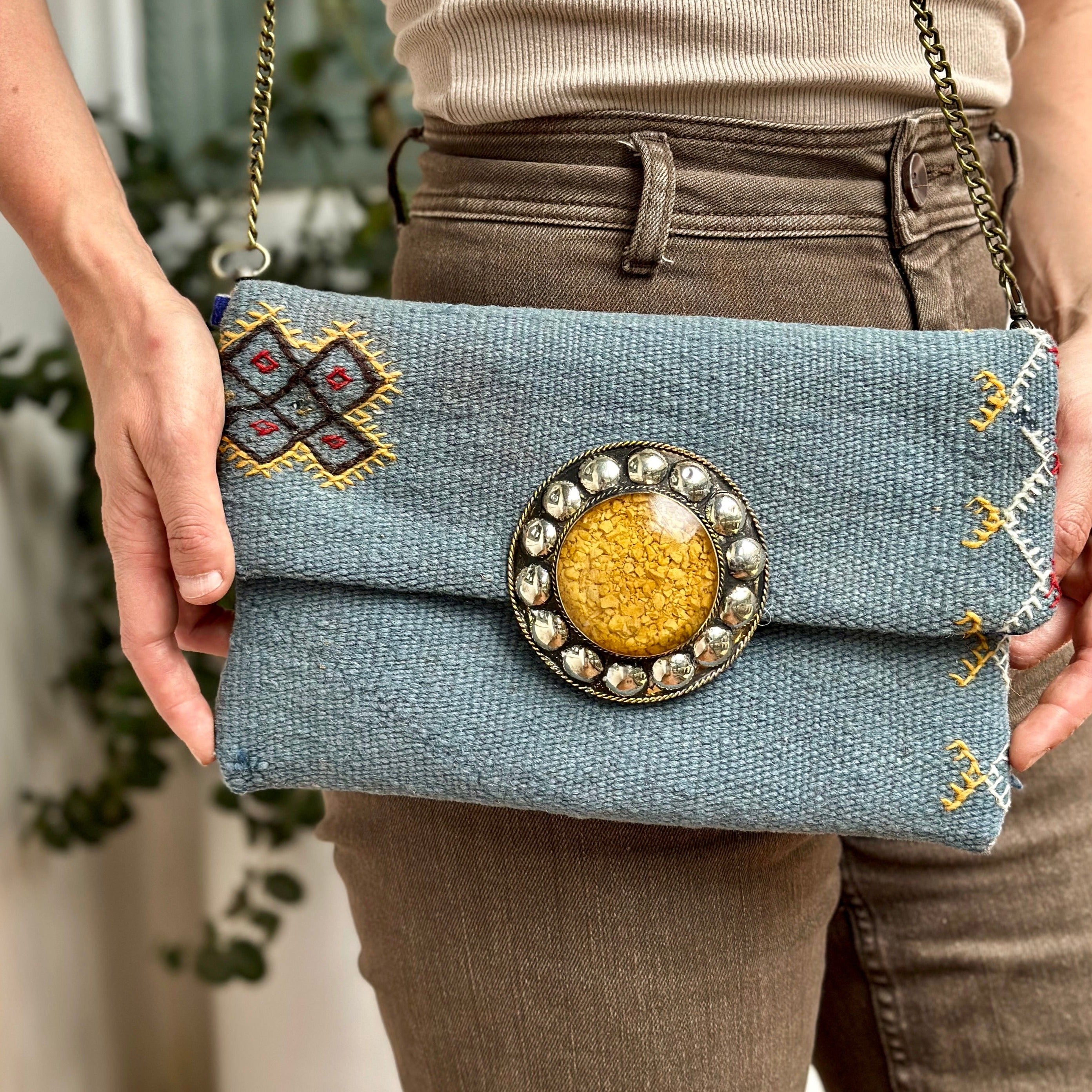 Chams Upcycled Clutch