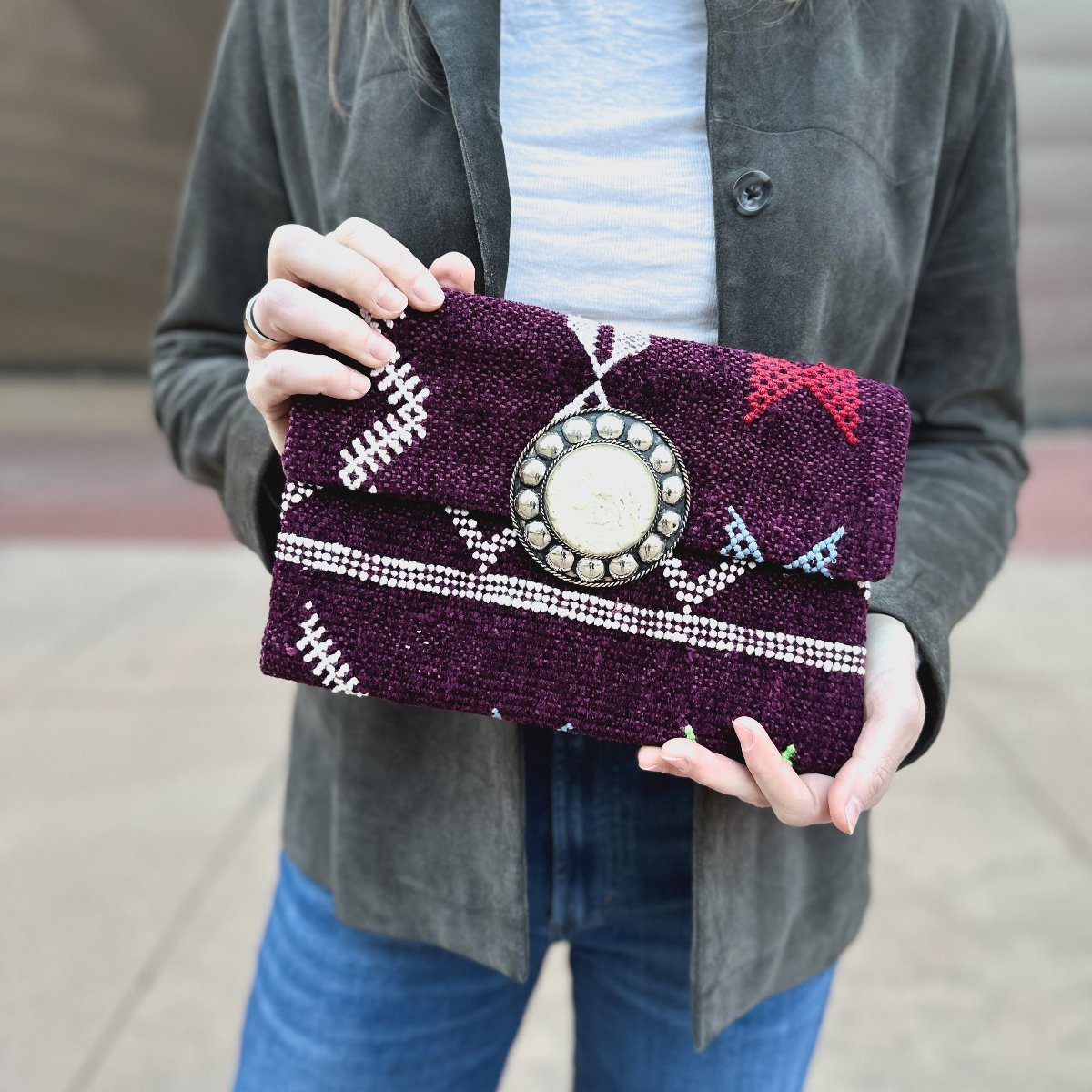 Melody Upcycled Clutch