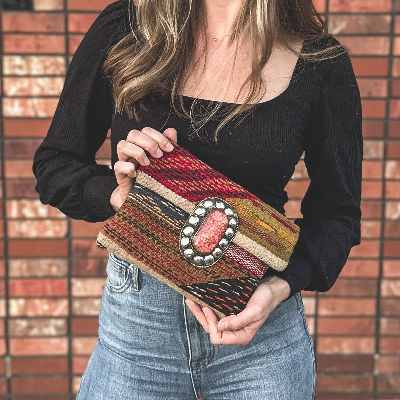 Mosaic Upcycled Clutch