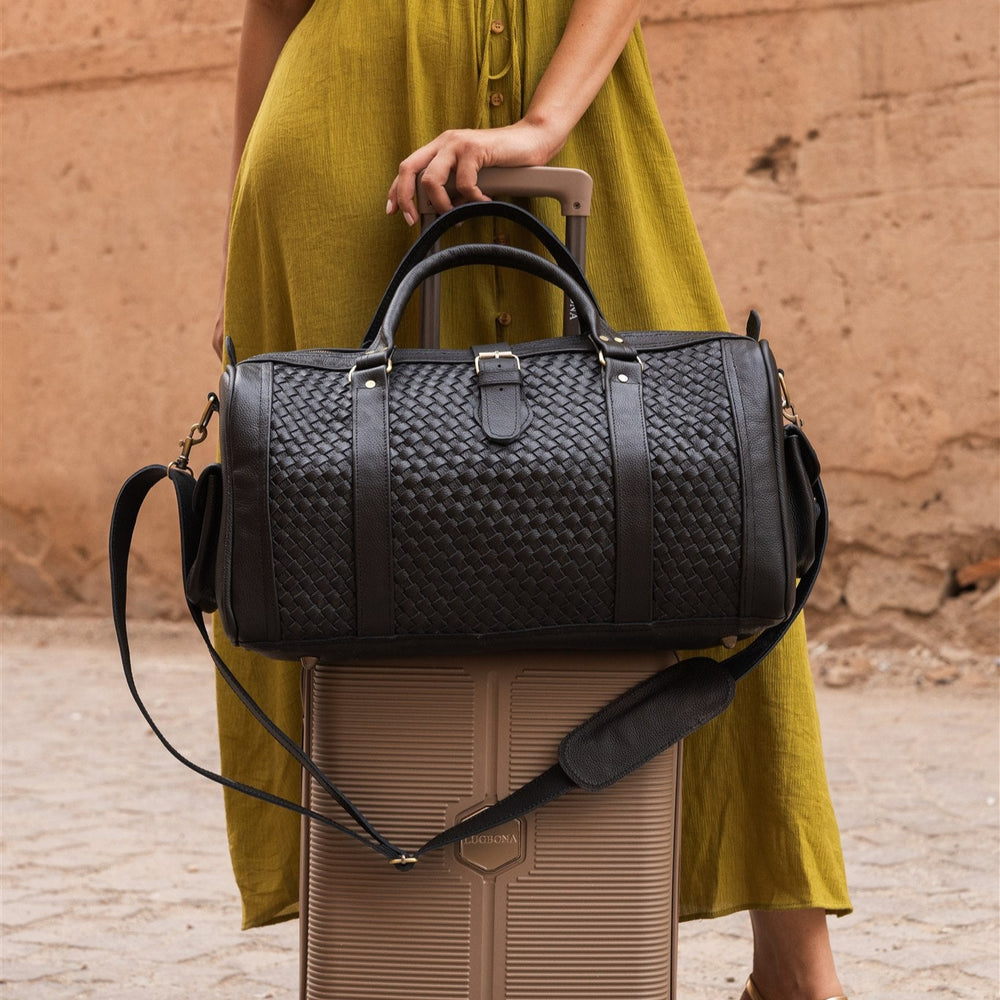 diana faux leather tote weekender travel bag Badgley Mischka Vegan Mark Badgley and James Mischka have been hailed by Vogue as one of the Top 10 American Designers and as the darlings of the Hollywood set Diana Vegan Leather Tote Weekender