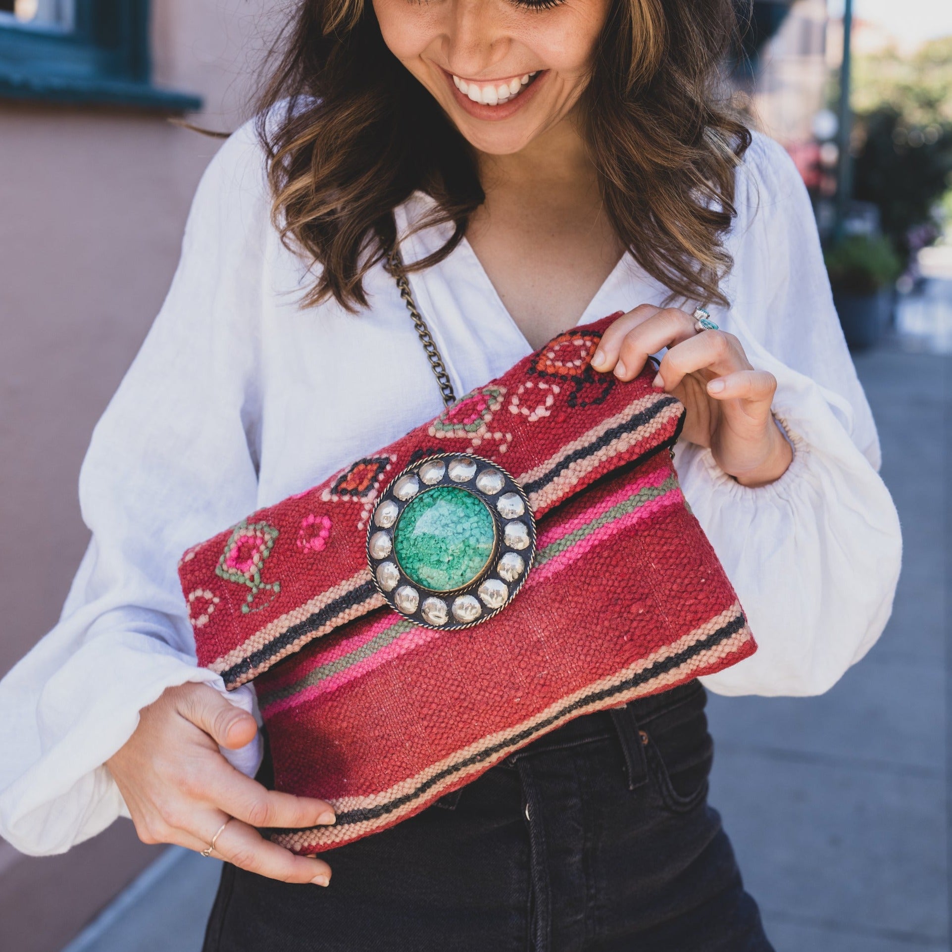 Melody Upcycled Clutch