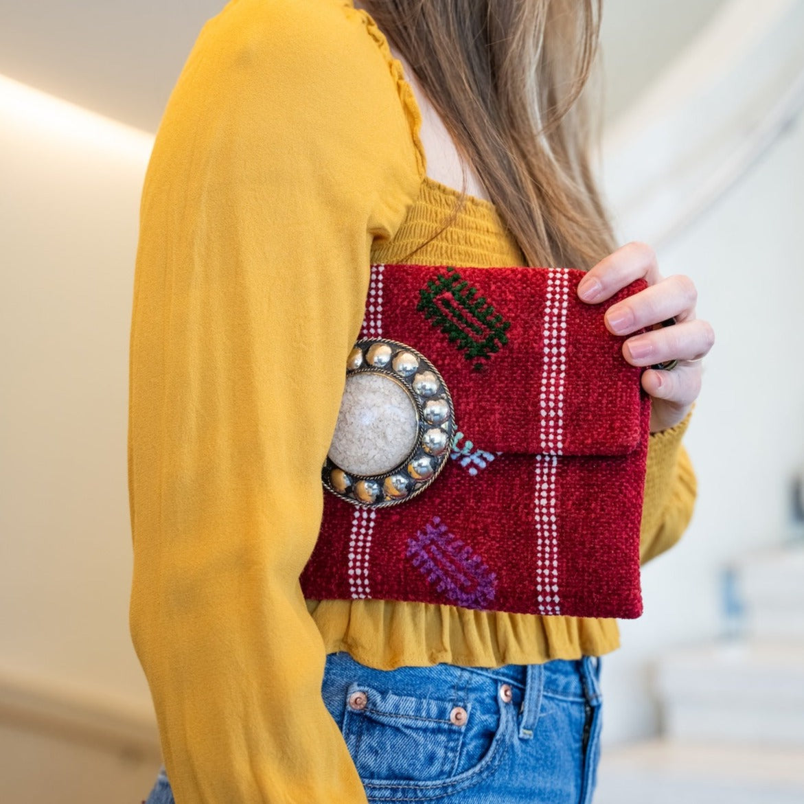 Rouge Upcycled Clutch