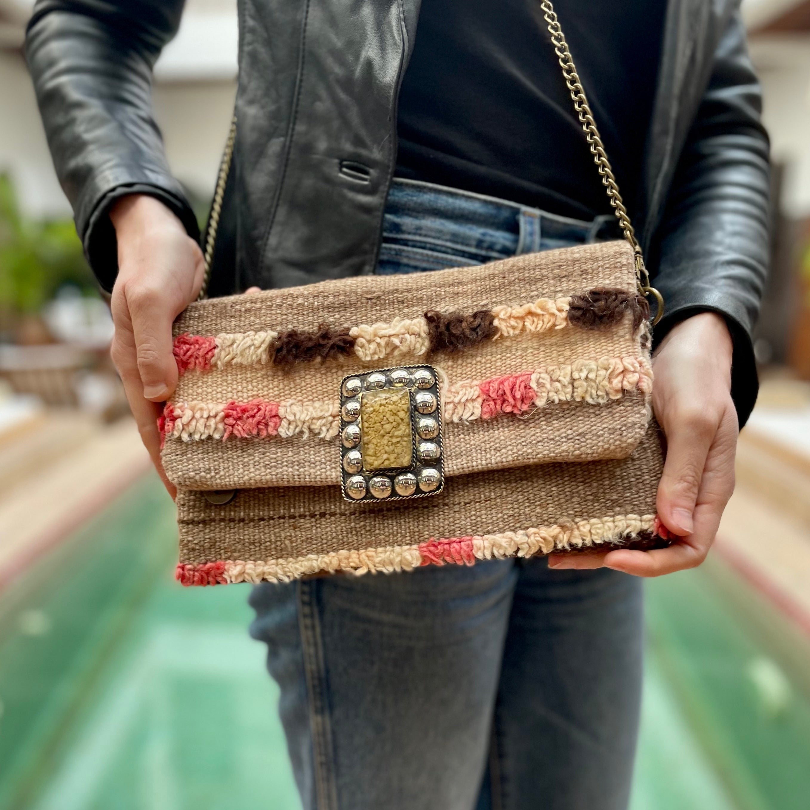 Girls Night Out Upcycled Clutch