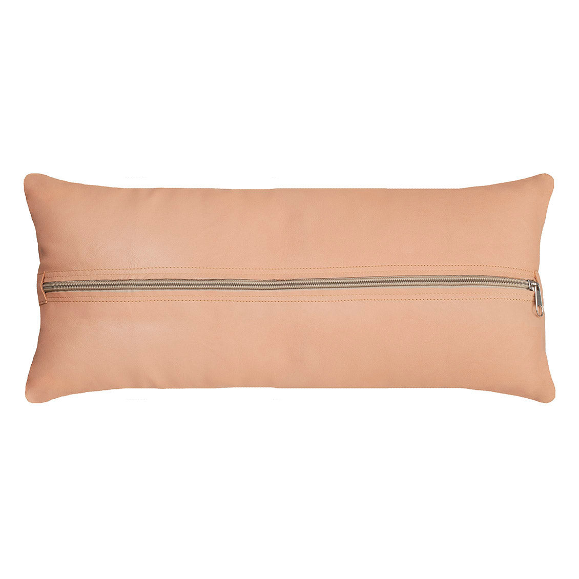 Leather lumbar pillow cover hot sale