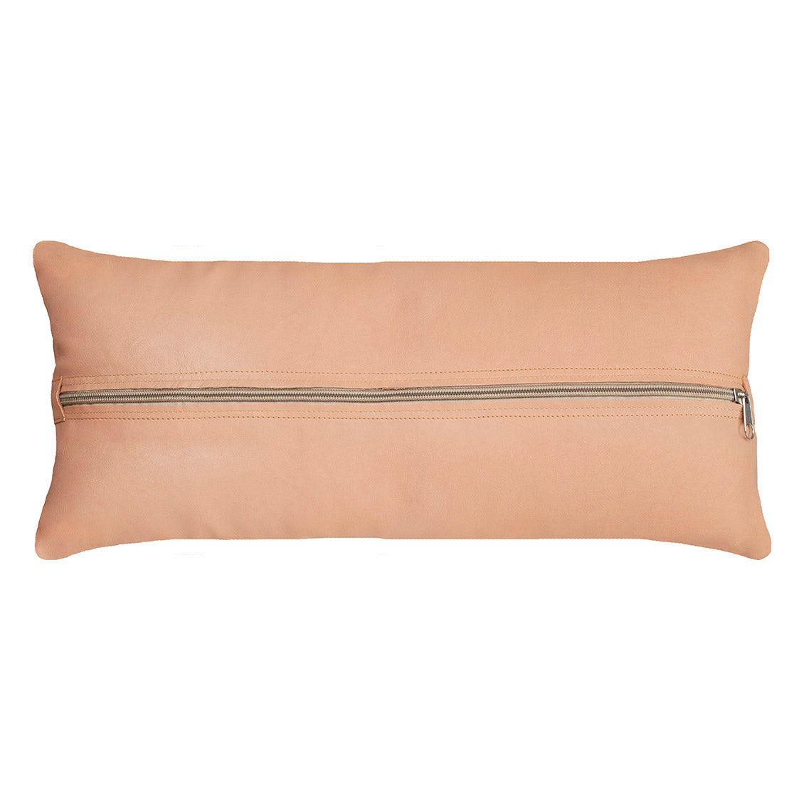 Natural Leather Lumbar Pillow